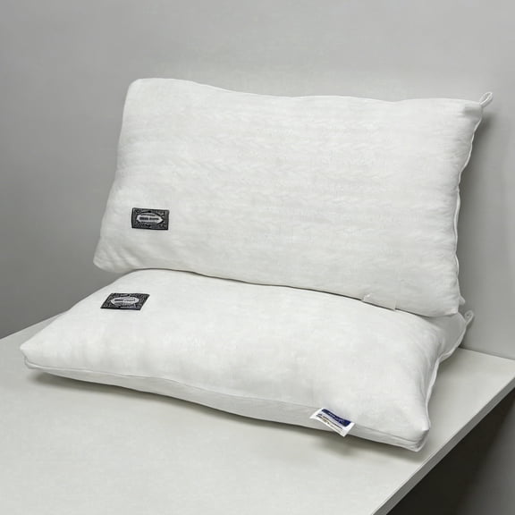 AFGFUF 2-Pack White Bed Pillows (27" x 16.5") - Soft Plush Down Alternative, Breathable and Hypoallergenic, Standard Size