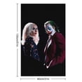 thumbnail image 2 of Joker Folie A Deux Harley Quinn Beach Towel Microfiber Soft Absorbent Quick-Dry Bath Towel 130x80cm for Bathroom Shower Guests Pool Swimming Camp Holiday Gym for Kid Adult, 2 of 8