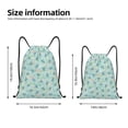 thumbnail image 2 of Sikiie Sea Turtle Drawstring Backpack Drawstring Bags, Draw String Back Bag for Sports, Gym, Travel, Swimming, Beach-Medium, 2 of 6