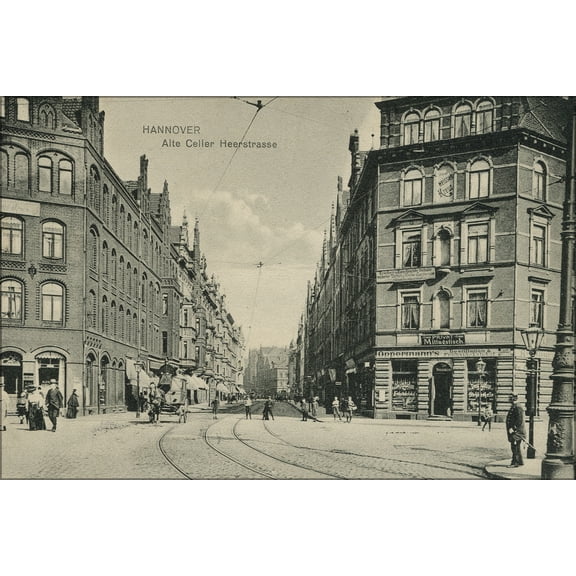 24"x36" Gallery Poster, Old Celler military road ( metro station Sedanstrasse ) 1900