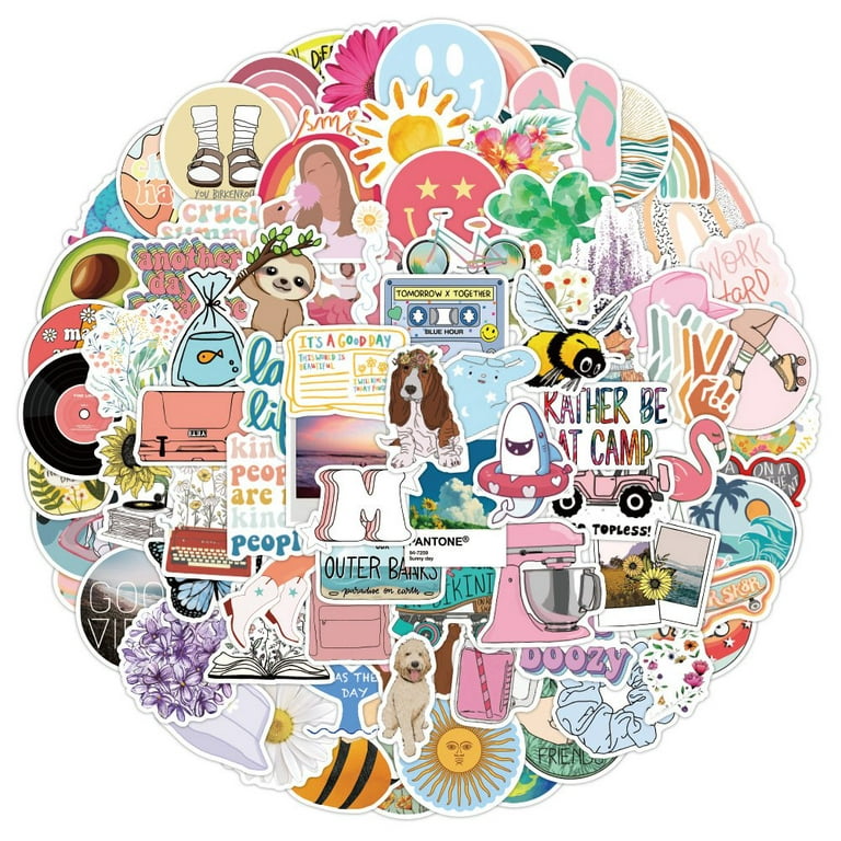 50Pcs Stickers, Aesthetics Fantasy Stickers Pack For Water Bottle Laptop  Scrapbook, Y Stickers For Adults Teens