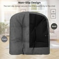 thumbnail image 5 of Aimee Lii 4 Pack 17.5 x 17 Inch U-Shaped Chair Pads with Polyester Cover, Outdoor Patio Furniture, Gray, 5 of 9