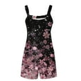 thumbnail image 4 of Gspmoly Short, Short Short pour Femme, Short d'Été Confortable et Décontracté pour Femme à Bretelles, Short Imprimé avec Poches, Combinaison de Randonnée pour Femme, Économies d'Été Liquidation Multicolore TG, 4 of 5