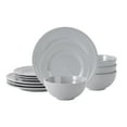 thumbnail image 3 of Mainstays Darby 12-Piece Stoneware Dinnerware Set Grey, 3 of 11