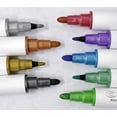 thumbnail image 4 of Kuretake Zig Memory System Writer Dual-Tip Metallic Marker, Green, 4 of 4