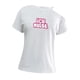 thumbnail image 3 of Camiseta de manga corta con hombros descubiertos para mujer para ir de compras, caminar, vacaciones Blanco Yuyangstore Camiseta para mujer, 3 of 8