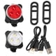 thumbnail image 1 of Juego de luces de bicicleta recargables, luces de bicicleta LED delanteras y traseras Rojo Verde, 1 of 4