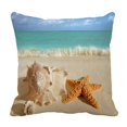 thumbnail image 1 of EREHome Starfish on the Beach Pillowcase Home Decor Pillow Cover Case Cushion Two Sides 18x18 Inches, 1 of 3