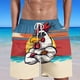 thumbnail image 1 of Puntoco Pantalones Cortos Con Estampado Hawaiano Para Hombre, Pantalones Cortos Con Bolsillo Y Cordón, Color Xl, 1 of 5