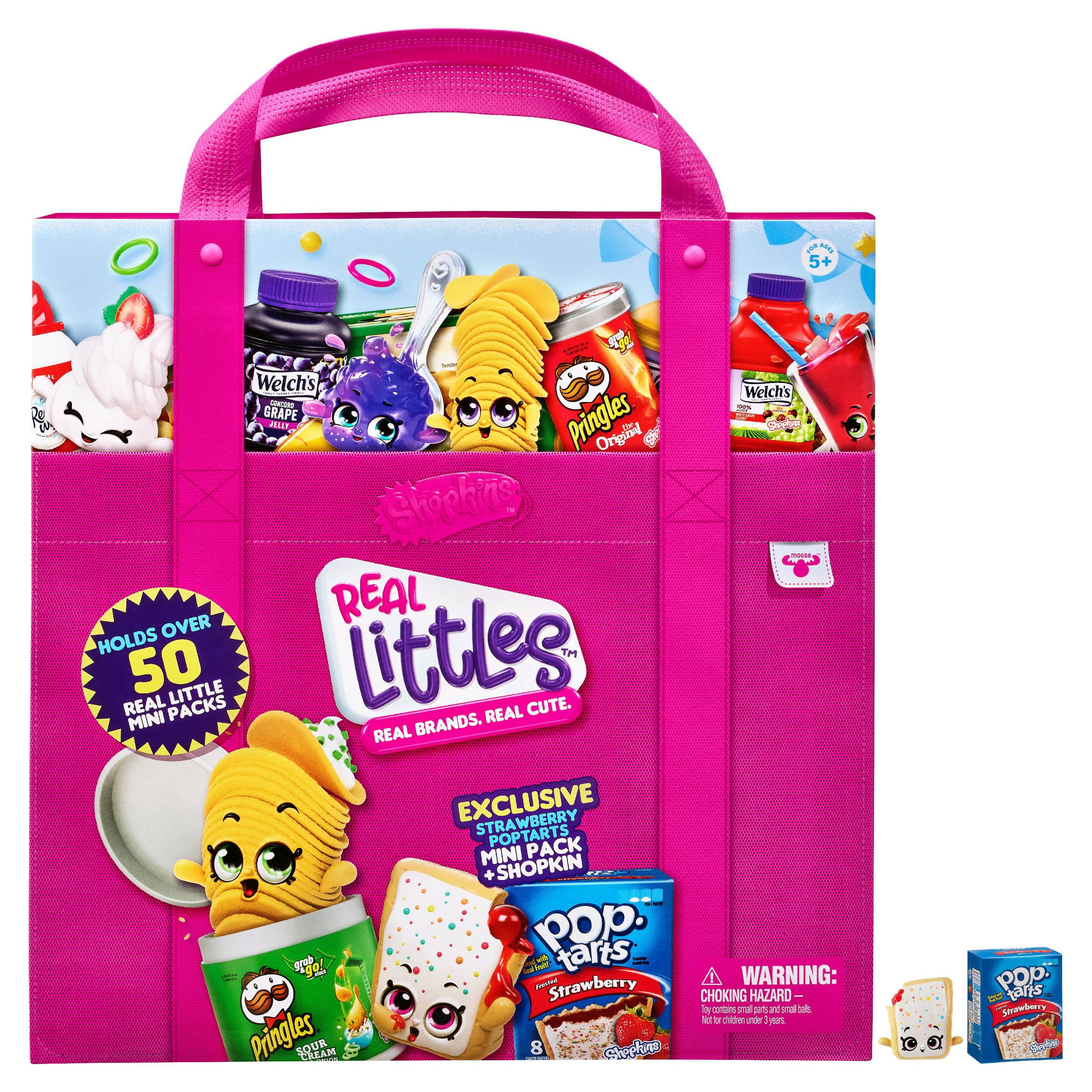 Shopkins Collector's Pack | 17 Real Littles Mini Plus 17 Real Branded Mini  Packs (34 Total Pieces). Style May Vary