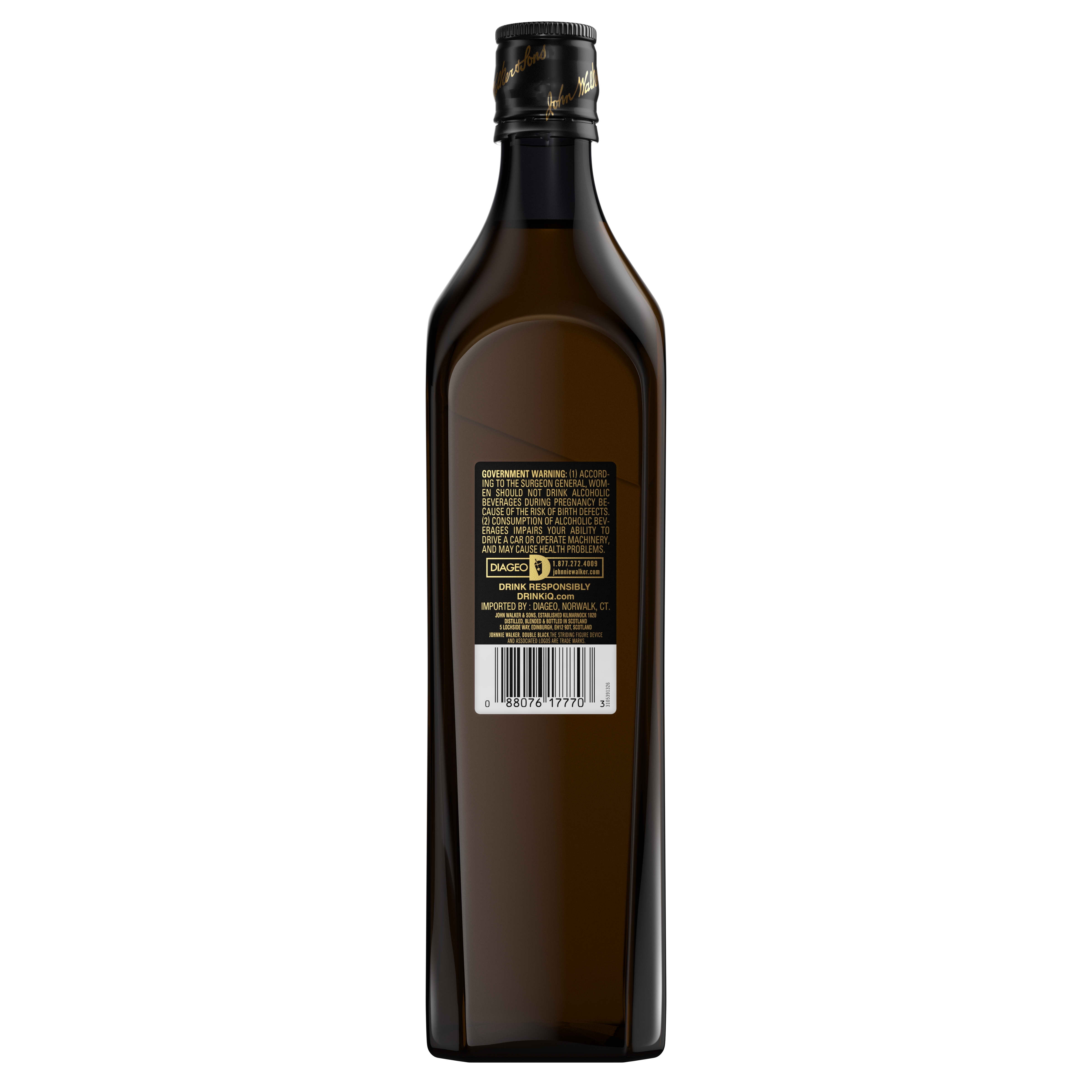Johnnie Walker Double Black Label Blended Scotch Whisky ...