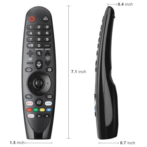 Voice Magic Remote for LG-Smart-TV-Remote Control Replacement,AKB75855501 AN-MR20GA MR19BA MR18BA MR650A with Voice Recognition and Pointer Function
