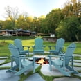 thumbnail image 6 of ACEGOSES 1 Peak HIPS Adirondack Chairs Weather Resistant for Patio Garden, Backyard, Patio and Indoors,Lake Blue, 6 of 10