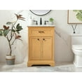 thumbnail image 2 of Elegant Decor Americana 24" Wood Single Bathroom Vanity in Brown Teak, 2 of 7