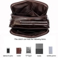 thumbnail image 4 of Men's Bag Genuine Leather Crossbody Bags for Men Messenger Bag Men Leather Designer Men's Shoulder Bags Male Handbag, 4 of 6