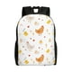 thumbnail image 1 of Fotbe Funny Chicken Mochila de Viaje para Laptop, Mochila Ejecutiva Delgada y Resistente 15.6", 1 of 8