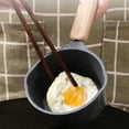 thumbnail image 6 of Clearance! Nonstick Sauce Pan, Small Milk Pot Pan with Pour Spout, Easy to, White Flat Bottom Milk Pot, Multi Mini Sauce Pan, Multipurpose Pots Set for Home Kitchen 3.3x2.1inch Black, 6 of 8