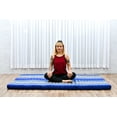 thumbnail image 3 of Leewadee Trifold Mattress XL – Comfortable Thai Massage Pad, Foldable Relaxation Floor Mattress Filled with Kapok, Perfect to Use as a Sleeping Mat , Blue Red, 3 of 6