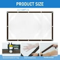 thumbnail image 5 of Heavy-Duty Transparent Tarpaulin, Waterproof PE Material, Tear-Resistant Tarp, UV and Sunproof, High Transparency, Durable Construction, Rainproof Outdoor Cover, Long-Lasting Protection, 5 of 7