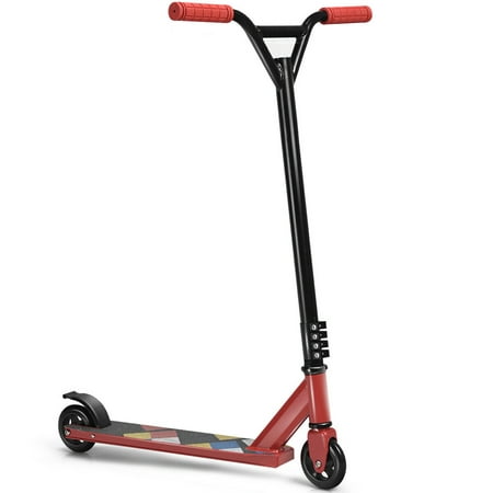 Costway Lightweight Aluminum Freestyle Stunt Kick Scooter 2 Wheels Adults Teenagers (Top 10 Best Stunt Scooters)