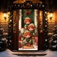 thumbnail image 5 of AOMXGD Christmas Door Tapestry, 35.5x71In Xmas Door Hanging Curtain, Bedroom Wall Party Fabric Decor, Polyester Holiday Door Cover, 5 of 9