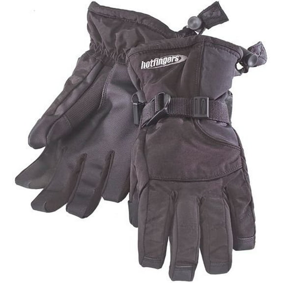 Hot Fingers Youth Rip-N-Go Glove (Black,Large)