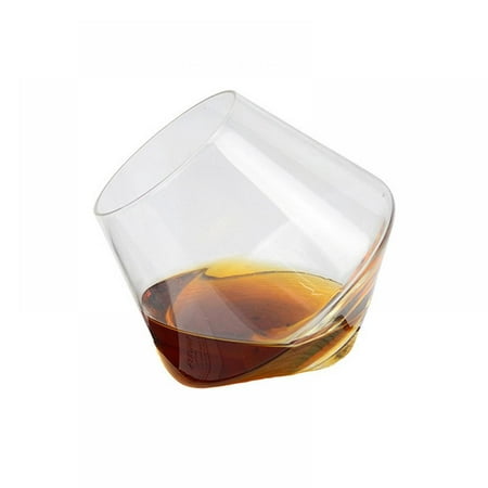 

Velocity Wine Glass Rotating High Belly Beer Whiskey Brandy Cocktail Drinking Wine Cup Tumbler Down Drinkware Glass