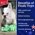 thumbnail image 4 of Juguete de peluche para perros American Dog Allie Gator, duradero, fabricado en EE. UU., 4 of 6