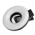 thumbnail image 1 of Macro Lens, 200mAh Battery Mini Clip Ring Light 3000K-6500K 5 Adjustable Brightness  for Photography Pink,Black, 1 of 7