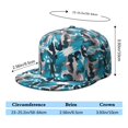 thumbnail image 4 of Camouflage Flat Baseball Cap – Adjustable Snapback Hat with Flat Bill, Breathable and Durable, Personalized Design for Sports, Travel & Daily Wear, 4 of 6