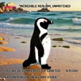 thumbnail image 4 of PuffPurrs Lifelike African Penguin Plush Toy, Cute Realistic Black Facial Mask Teddy Stuffed Animal, Black and White Plumage Unique Toy Gift, 29 CM/11 In, 4 of 7