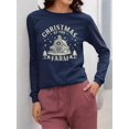 thumbnail image 2 of Farmhouse Christmas Rustic Holiday Women's Long Sleeve, 2 of 4