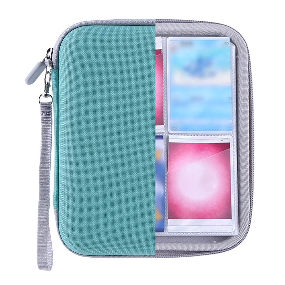 BLEEUS Card Case 80 Pockets Card Binder Holder Card Folder For Yoto Cards (Green)Game Accessories