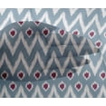 thumbnail image 4 of oneOone Tissu en Viscose Chiffon Imprimé Chevron Ikat BTY 42 Pouces de Large, 4 of 4
