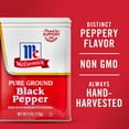 thumbnail image 4 of McCormick 6 oz Ground Black Pepper Can - Non-GMO, Kosher, for Cooking & More, 4 of 4