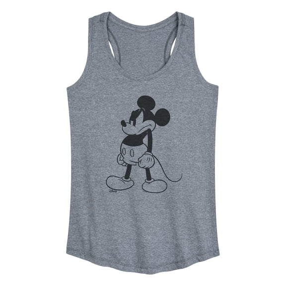 Disney - Mad Stand Mickey - Women's Racerback Graphic Tank