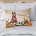 thumbnail image 4 of Happy Thanksgiving Wirehaired Pointing Griffon with Turkey Pumpkins Autumn Vibes Quilt Pillowcase Dog Lover Throw Pillow Cover Bed Home Decor - 12018, 4 of 5