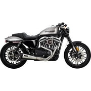 Vance & Hines Upsweep Brushed Stainless 2-into-1 Exhaust System (27327)