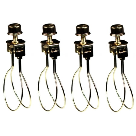 Creative Hobbies 4 Pack Lamp Shade Light Bulb Clip Adapter On Creative Hobbies 4 Pack Lamp Shade Light Bulb Clip Adapter On With Attaching