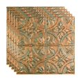 thumbnail image 1 of FASÄDE Traditional 2 Decorative Vinyl 2ft x 2ft Lay in Ceiling Panel in Copper Fantasy (5 Pack), 1 of 5