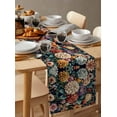 thumbnail image 6 of Flower Table Runner Cotton Linen 90 Inch Holiday Dresser Scarves, Spring Summer Country Watercolor Sunflower Floral Tablerunner for Kitchen Coffee Dining Bedroom Dinner Scarf Décor 13''x90'', 6 of 9