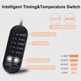 thumbnail image 4 of USB Heated Eye Mask for Dry Eyes, Warm Compress with Timer & Temp Control for Blepharitis Relief, 4 of 5