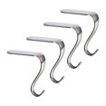 thumbnail image 1 of Christmas Stocking Holders Xmas Fireplace Hanger Hooks Holiday Mantel Garland Clips Metal Grips Set of 4 (Silver), 1 of 5