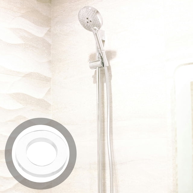FUTUREORYY 10Pcs Shower Hose Washers Rubber Sealing Gaskets Transparent for Leak Prevention