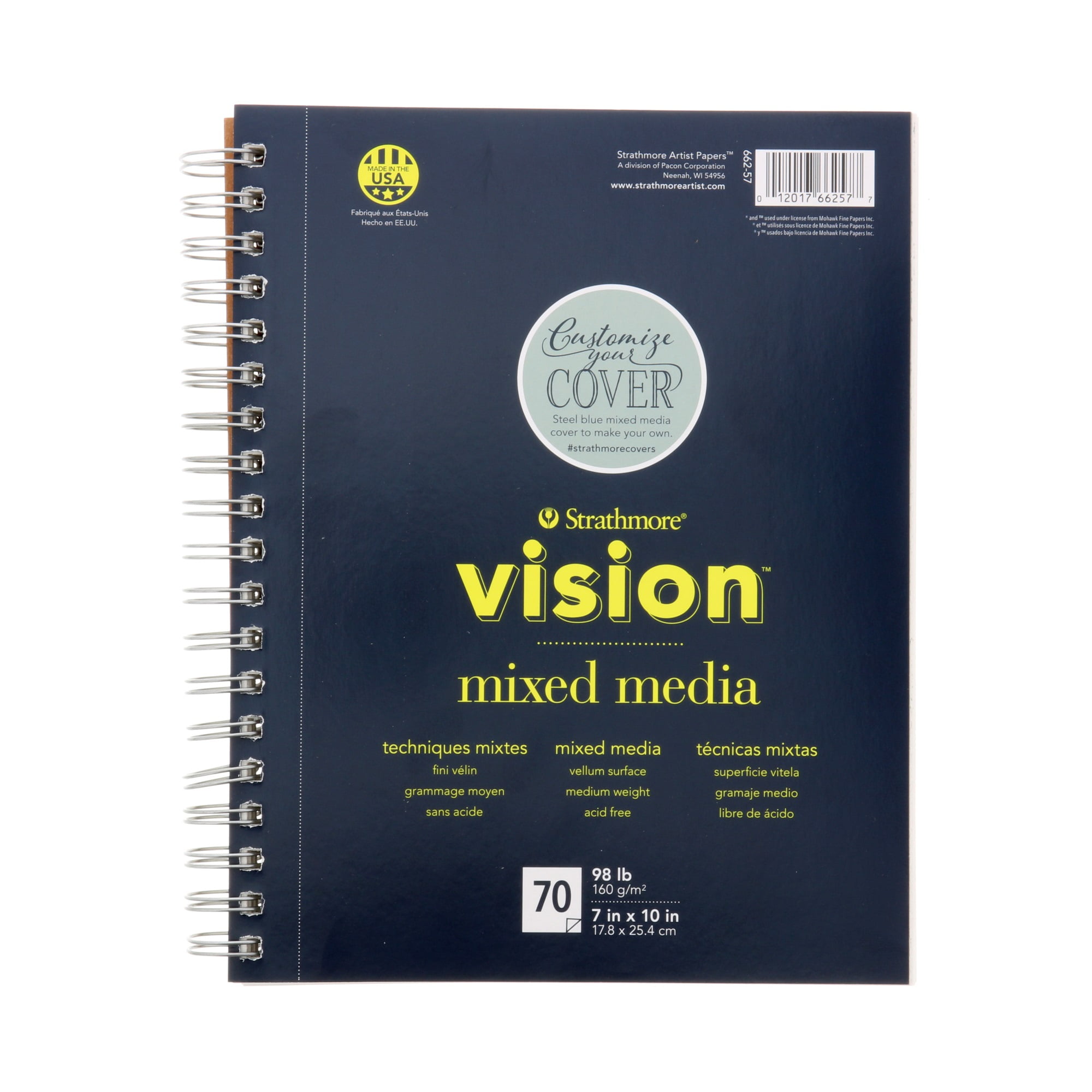 Strathmore Vision Vellum Mixed Media Pad 7x10, 70 Sheets