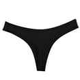 Sunm Boutique Black Sexy Underwear for Women, Invisible Seamless Briefs
