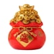 thumbnail image 3 of Alcancía estatua bolsa de dinero en Feng Shui decoración para , y - decorativa para decoración Rojo 11x13cm Baoblaze Florero de maceta, 3 of 7