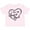 AD-Pink, variant on I Love My Aunt and Uncle in Black Chalk Heart Boys or Girls Toddler T-Shirt