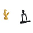 thumbnail image 1 of Escultura de pollo, figura de resina, adorno de escritorio, estatua de pensador abstracto con fina elaboración, ideal para decoración del hogar y la o, 1 of 8