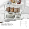 thumbnail image 7 of 1Pc Home Kitchen Seasoning Bottle Rack Multi-function Storage Rack (Transparent), 7 of 7